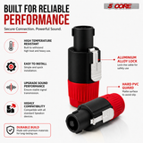 5 Core Speakon Adapter High Quality Audio Jack Male Audio Pin Speaker Adapter Connector