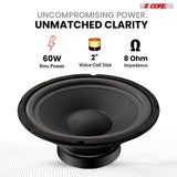 5 Core 10 Inch Guitar Speaker Replacement 600W 8 Ohm Low Distortion for Electric Guitar Amp Cabinet