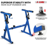 5Core Keyboard Stand Piano Riser Z Style Adjustable Height Width Music Stands for 54 - 88 Key Boards