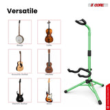 5 Core Guitar Stand Floor Adjustable Heavy Duty w Neck Holder for Acoustic Electric Classic Bass