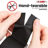 5 Core Gaffers Tape 2" 30 Yards 4Pcs Professional Black Pro Gaff Tape Non Reflective Water Resistant