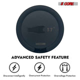 5Core Wireless Phone Charging Pad 15W Qi-Certified Fast Charger Mat Cargador