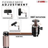 5 Core Projector Stand Floor Adjustable 53" Universal Projectors Support for Home Office & Studio