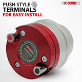 5Core Super Tweeter 1 Inch  Neodymium 300W Compression Titanium Bullet Tweeters w Aluminum Frame