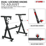 5 Core Keyboard Stand Piano Riser Z Style Adjustable Height 36.5" & Width 32.5” Sturdy Portable