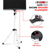 5 Core Speaker Stand Tripod Heavy Duty Adjustable 72" Universal Mount for PA DJ Studio w Bag