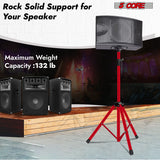 5 Core Speaker Stand Tripod Heavy Duty Adjustable 72" Universal Mount for PA DJ Studio w Bag