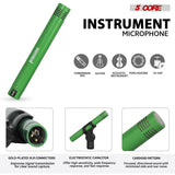 5 Core Drum Microphone Kit 9Pc All Metal Drummer Mics Tom/Snare & Cymbals Wired Instrument Drums Set