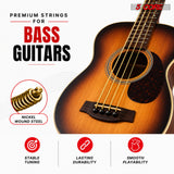 5 Core Acoustic Guitar 6 String Set Medium Gauge Steel Carbon Core Bright Powerful Tone Heavy Duty