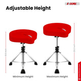 5 Core Drum Throne w 4.5" Padded Stool Adjustable Drummer Chair