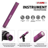 5 Core Drum Microphone Kit 7Pc All Metal Drummer Mics Tom/Snare & Cymbals Wired Instrument Drums Set