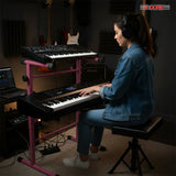 5 Core Keyboard Stand Adapter 2 Tier Adjustable Second Extension Add On for Digital Piano Stands