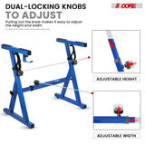 5Core Keyboard Stand Piano Riser Z Style Adjustable Height Width Music Stands for 54 - 88 Key Boards