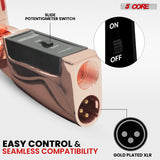 5 Core Retro Dynamic Vocal Iconic Microphone Vintage Style Classic Cardioid Unidirectional Mic