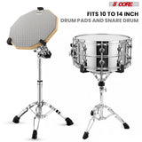 5 Core Snare Drum Stand w Drum Sticks Holder Double Braced Heavy Duty Tripod Stand Adjustable 22"