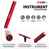 5 Core Drum Microphone Kit 7 Piece All Metal Drummer Instrument Mics Tom/Snare & Cymbals Set