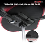 5 Core Drum Throne w Backrest 4" Padded Stool Adjustable 24.5" Drummer Chair w 441Lb Capacity