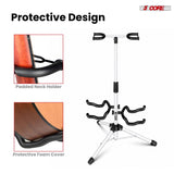 5 Core Guitar Stand Adjustable Double Guitars Stands Floor w Neck Holder for Acoustic Electric Bass