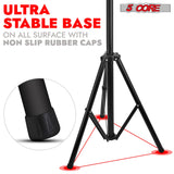 5Core DJ Light Stand Stage Lighting Truss System Hand Crank Heavy Duty Adjustable T bar Mount Tripod