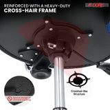 5 Core Drum Throne w Backrest 4" Padded Stool Airlift 25" Adjustable Drummer Stool 441Lb Capacity