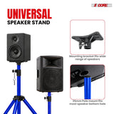 5 Core Speaker Stand Tripod Pair Adjustable PA DJ Universal Pole Mount