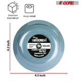 5 Core Compression Driver 2" Horn Tweeter 600W Titanium Diaphragm 16 Ohms 18 TPI All Weather Use