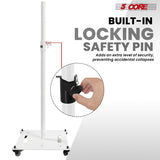 5Core Speaker Stand 2Pc Heavy Duty Adjustable Height 61" DJ PA Stands 35mm Mount 100Lb Capacity