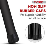 5Core Speaker Stand Tripod Tall Adjustable 72 Inch DJ Pole Mount Studio Monitor Stands BLACK 2 PK