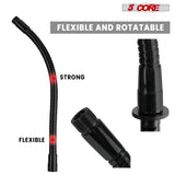 5 Core Tripod Mic Stand w Phone Holder Height Adjustable Microphone Mount Stands
