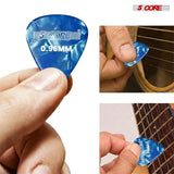 5 Core Guitar Picks 12 Piece Celluloid Light Medium Heavy Extra Heavy for Acoustic Electric Guitars