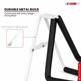 5 Core Ukulele Stand A Frame Metal Body w Soft Padded Arms Support Banjo Ukuleles Mini Guitar Violin White