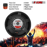 5Core 18 Inch Subwoofer Speaker 1200W Max 8Ohm Full Range Replacement DJ Sub Woofer