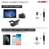 5 Core Microphone 2Pc Lavalier Mic Wearable Omnidirectional Condenser 3.5mm Body Lapel Mics