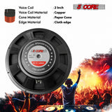5 Core 15 Inch Subwoofer Speaker 2000W 8Ohm Replacement Audio PA DJ Sub Woofer