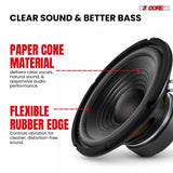 5 Core 8 Inch Car Woofer Audio 1000W 4Ohm Deep Bass Sub Woofer Loud Speaker