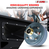 5 Core Compression Driver 600W Peak Aluminium Tweeter Diaphragm 16 Ohm Throat Twist Horn Speaker