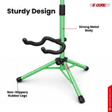 5 Core Guitar Stand Floor Adjustable Heavy Duty w Neck Holder for Acoustic Electric Classic Bass