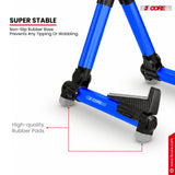 5 Core Guitar Stand Adjustable A Frame Shape w Rubber Pad Arms Supports Acoustic Electric Bass Blue