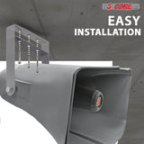 5 Core 16 Inch PA Horn 400W Loud Speaker Bull Horn Loud Audio 10Ohm All Weather Indoor Outdoor Use