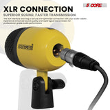 5 Core Drum Microphone Kit 7Pc All Metal Drummer Mics Tom/Snare & Cymbals Wired Instrument Drums Set