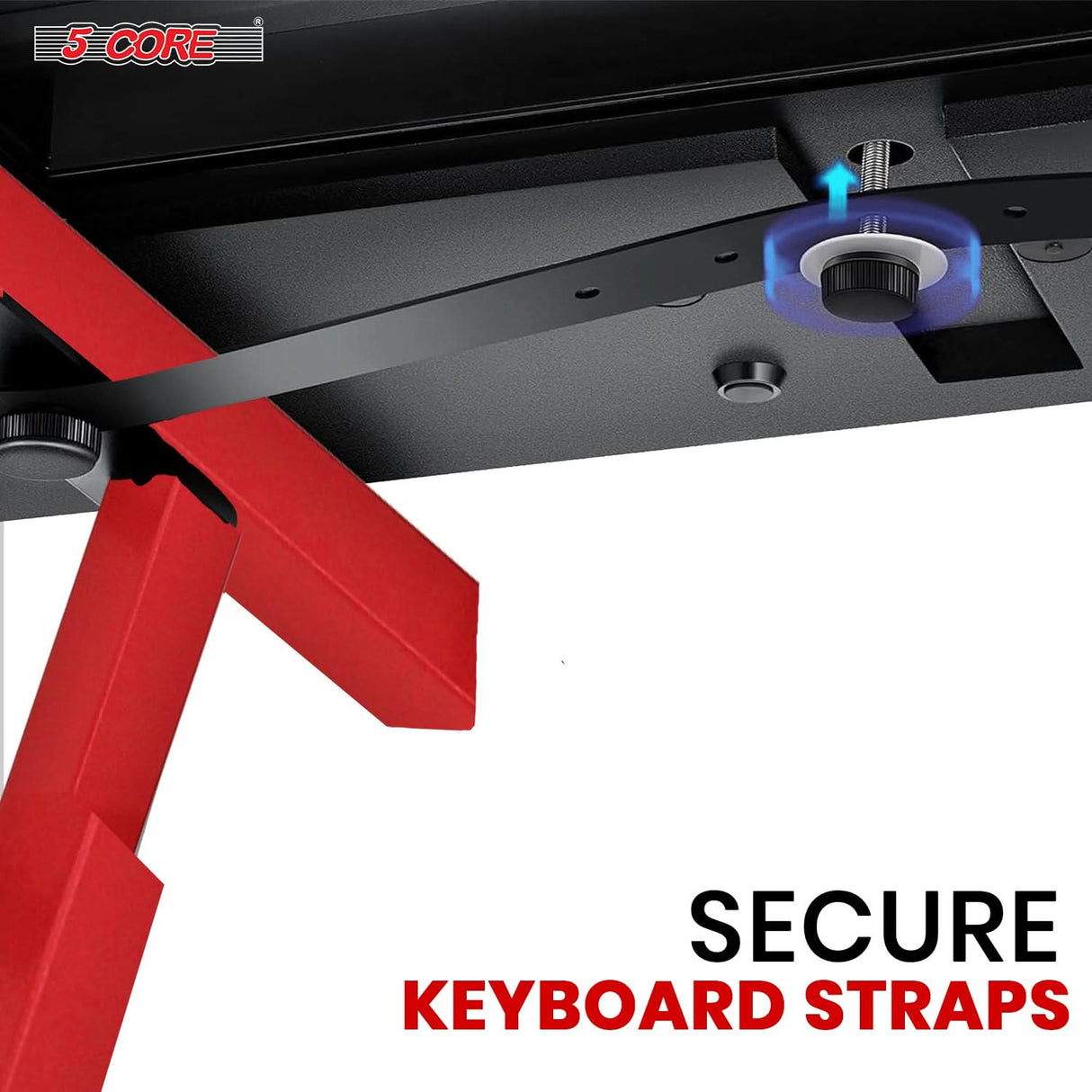 5 Core Keyboard Stand Z Shape Adjustable Foldable Heavy Duty Key Board Piano DJ Controller Stands