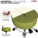 5 Core Drum Throne w Backrest 4" Padded Stool Airlift Adjustable 25.5" Drummer Chair 441Lb Capacity