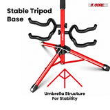 5 Core Guitar Stand Adjustable Double Guitars Stands Floor w Neck Holder for Acoustic Electric Bass