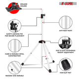 5 Core Speaker Stand Pair Adjustable Heavy Duty PA DJ Tripod Studio Monitor Stands w 35mm Insert