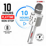 5 Core Microphone Wireless Karaoke Mic With Speaker 3 in 1 Portable Bluetooth Microfono Inalambrico