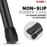 5 Core Speaker Stand 2Pc Adjustable 31 to 36" PA DJ Tripod Stands Heavy Duty w 35mm Pole 132Lb w Bag