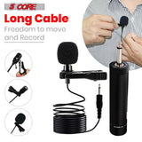 5Core Lavalier Microphone Professional Tiny Shirt Clip On Lapel Mic Mini Wearable Microfono