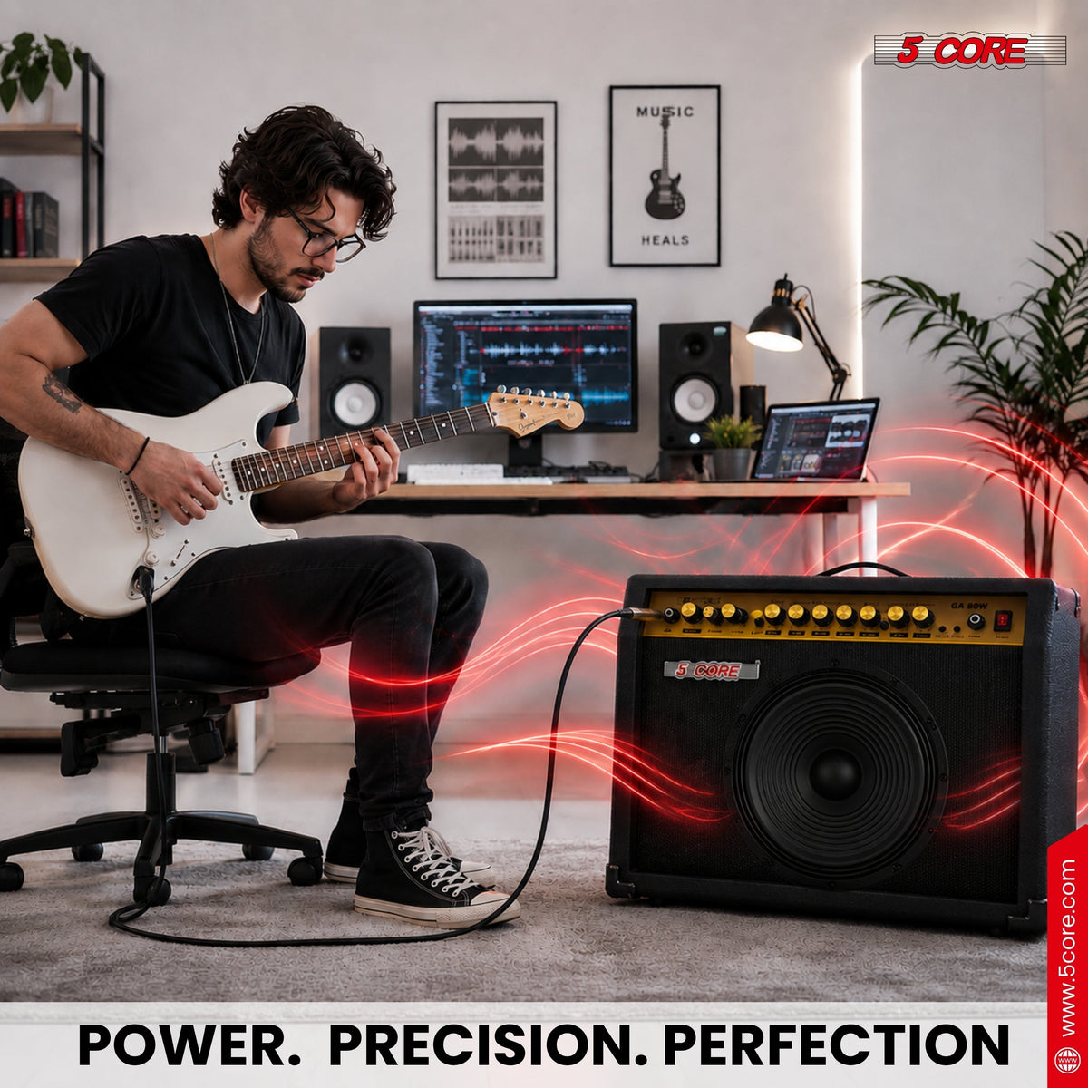 5 Core 12 Inch Guitar Speaker 8 Ohm Replacement Amplifier Speaker Amp Cabinet
