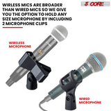 5 Core Tripod Mic Stand w Phone Holder Height Adjustable Microphone Mount Stands