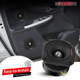 5Core Tweeters Speakers Car Audio Pair 600W Peak 3.5 Inch Super Tweeter Bullet